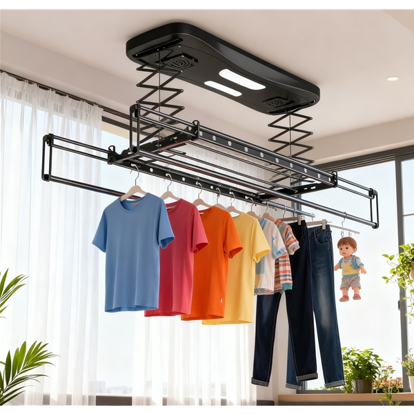 Intelligent clothes drying machine LY0916B Black iron gray host