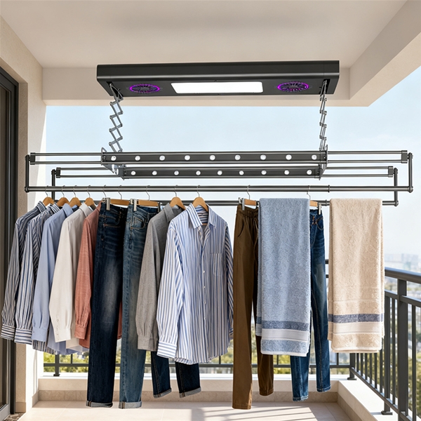 Intelligent clothes drying machine LY1038B Black iron gray host