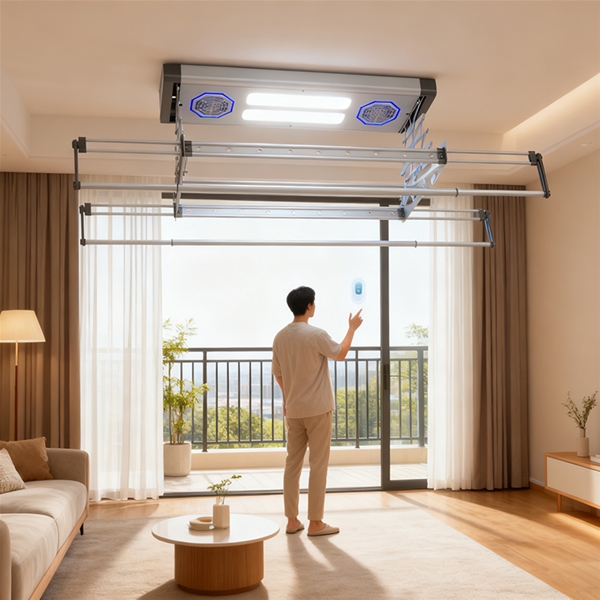 Intelligent clothes drying machine LY1039S Starlight silver host