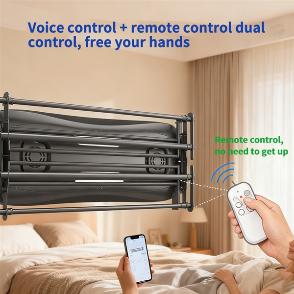 Intelligent clothes drying machine LY0923B Black iron gray host