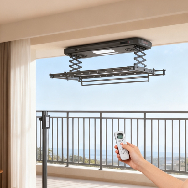 Intelligent clothes drying machine LY0932B Black iron gray host