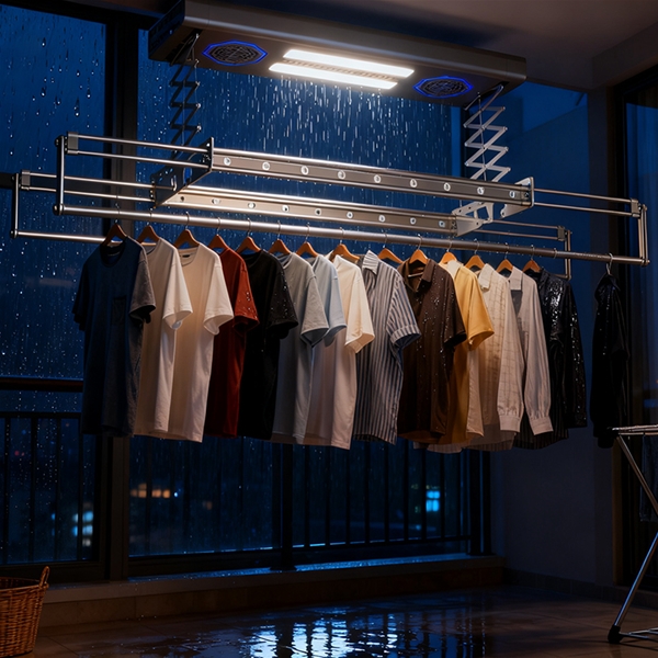 Intelligent clothes drying machine LY1039B Black iron gray host