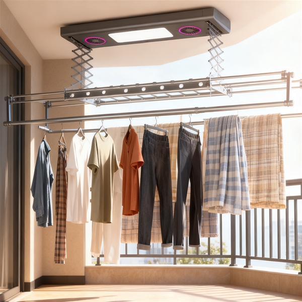 Intelligent clothes drying machine LY1051B Black iron gray host