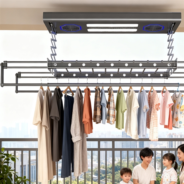 Intelligent clothes drying machine LY1053B Black iron gray host